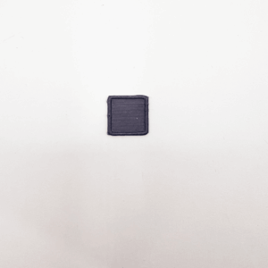 Аппликация клеевая арт.009 квадрат (2см*2см) (серый)